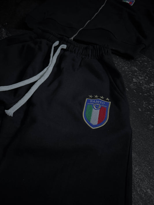 Santo "Italia" Black Flared pants